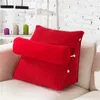 Pillow Simple Candy Color Backrest Pillows Support Waist Chair Pad Soft Tatami Mattress Lounger Reading Home Decor