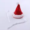 Vestuário de cães roupas de natal outono e inverno gato de estimação na vertical para o santa teddy bichon urso pequeno