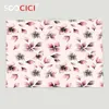 Blankets Custom Soft Fleece Throw Blanket Floral Flower Petals Elegance Blooms Shabby Chic Feminine Florets Artful Design Dried Rose