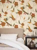 Wallpapers Retro Floral Birds Peel And Stick Wallpaper Chic Removable Self Adhesive Contact Paper Furniture Decor Stickers Home