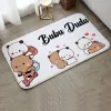 패드 Bubu and Dudu기도 깔개 주방 매트 침실 카펫 거실 깔개를 환영합니다. 도어 매트 발코니 홈 Nonslip Door Mat