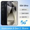 S24 Ultra Universal Phone Mobile 7,3 pouces grand écran 13 millions de pixels Android Gaming Téléphone 3 + 128G Smartphone prend en charge la langue de commutation de langue
