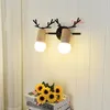 Wall Lamp Creative Personality Antlers LED Light Living Room Picture Bedroom Sconce Bathroom Mirror Chiffonier Aisle Balcony