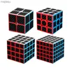 Magic Cubes Mo Yu Cube Włókno naklejki z włókna węglowego Magic Cube 2x2 3x3 4x4 5x5 skręt piramid lustro prędkość cubo magiczne puzzle szalone zabawki edukacja TOL2404