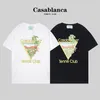 2024 Casablanca Summer New Casablanca Tropical Summer Fruit Print Short Sleeve men tshirt women