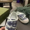 Luxe peuter schoenen gradiënt logo print gesp birt riem baby schoenen maat 20-25 doos verpakking hoogwaardige kinderschoenen 24april