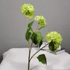 Decorative Flowers Artificial Hydrangea For Home Living Room Dining Table Wedding Decoration. High-quality Fake Plants At An Affordable