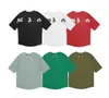 Designer ângulos de palmeira camiseta camisa de marca de luxo camisetas letra de algodão puro de manga curta primavera maré masculina tees preto/branco s-xl