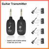 Guitar A8 Guitar Wireless Sändarmottagare Byggd inladdningsbar trådlös sändarmottagare Set UHF Guitar Transmitte