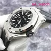 AP Machinery Pols Watch Royal Oak Offshore 15710st Mens Watch Black Face Date Deep Dive 300m 42mm automatisch mechanisch horloge garantie