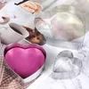 Stampi da forno 7pcs/set di acciaio inossidabile stampo da fondente stampo creativo foglie di fiori di rosa foglie pasticceria cioccolato cioccolato decorazione