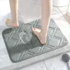 Pads Absorbent Bathroom Mats Nonslip Mat Instant Drying Bath Mat Bathtub Side Rug Carpet Entrance Doormat Home Decor Tappeto Bagno