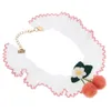 Colliers de chien Pet Adorable Match Style Collier chaton cou accessoires d'extérieur décor ajusté petit chat décoratif orné