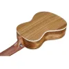 Kablolar acouway ukulele soprano konser ukulele 21 23 inç zebra uku ukelele ile abs bağlayıcı hawaii gitar ipli müzik aleti