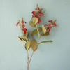 Kwiaty dekoracyjne 1PC sztuczny jedwabny kwiat na przyjęcie weselne ozdoby aranżujące