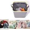 Tvättpåsar korg med lock 60L Compapible Hamper Washable Bag Waterproof Sorterare för sovrummet leksaksduk