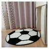 Dywany 80 cm baseball przeciwpoślizgowy okrągły dywan komputerowy pad futbolowy koszykówka salonu mata dzieci sypialnia dywaniki