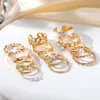 Eingelegte Perlenkette mit Diamond Butterfly Eröffnung Instagram -Ring -Set von 15 Teilen