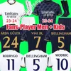 23 24 Bellingham Vini Jr Soccer Jerseys Chouameni 2024 Mbappe Football Shirt Real Madrids Camavinga Rodrygo Modric Camisetas Kids Kit Kit Uniforms Fans Player Suit Suit
