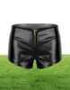 Faux lederen shorts dames broek vooraan ritswit zwart lage taille shorts vrouwelijk sexy bandage mini dames shorts buttoms y2006239392926