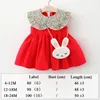 Zomerkleding Baby Girl Beach Jurken Casual Fashion Print Cute Bow Flower Princess Dress Born Clothing Set 240412