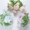 Fleurs décoratives 5pcs Home Wedding 7 Head Roses Simulat Pographie Props Ball Chrysanthemum Bouquet Put Decoration Wholesale