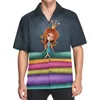 Men's Casual Shirts 3d Print Graphic Hawaiian For Men Short Sleeve Aloha Beach Shirt Button Down Oversized & Blouses