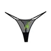 Techome 5pcs Women European and American Mesh Thongs Sexy Strap Scorpion Panty T Pants Perspective Hollow Out High Cut 240401