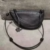 Sac de croissant de peau de mouton en cuir pour femmes 2024 Casual Crossbody Dumpling Polyvyle épaule