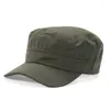 Boinas homens Caps simples ajustáveis Capas de exército vintage Capéu respirável à prova de sol Casual Casual Cap