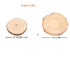 Plateaux de thé 3-16cm pins naturels en bois rond tranches inachevées cercles jungle jungle anniversaire diy décoration artisan