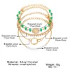 Han Jewelry World Tassel Water Wave Boaded de cuatro accesorios Instagram Popular pulsera del mismo estilo
