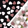 Decoración de fiestas Glitter Rose Rosa Rosa Rosa Corazón Confeti para el compromiso Baby Shower Bachelorette Mesa de cumpleaños