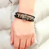 Autres bracelets Bracelets tressés en cuir multicouche à la mode