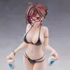 Action Toy Figures 26cm UnionCreative Anime Illustration Kinshi no ane Swimsuit Sexy Girl PVC Action Figure Game Statue Collection Adult Collection Model Doll Y240415