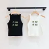 Luxury High Quality Heavy Industry Vest Halter Smamit Trict Top Women Women Daily Wear With Letter Modèle Sexy Vest