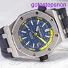 Highend AP Wrist Watch Royal Oak Series 15710ST OO Precision Steel 42mm Gauge Automatic Mechanical Watch A027CA.01/blue Face