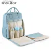 Bolsas de fraldas Novo Backpack Backpack Backpack Multifuncional Impermeável Maternidade Bolsas de Nappy Mommy Backpack Backpack Bag Baby Nappy Cares L410