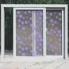 Pegatinas de ventana Palacina de vidrio de dientes de cabecera morado Balcón de baño opaco Puerta corredera Privacidad Decoración del hogar 45/60/90 200cm