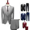 Costumes pour hommes Fabulous Business Suit plus taille Hommes à manches longues Slim Fit Formal séparés sans manches