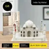 3D -pussel Maxrenard 3D Stereo Puzzle Paper Diy Assemble Model India Taj Mahal World Constructions Toys For Kids Adult Gift Home Decoration Y240415