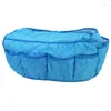 Storage Bags Sofa Armrest Hanging Bag Organizer Holder With Pockets Armchair Home Reusable Blue