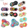 Decompression Toy 1pc Game Fidget Pad Stress Reliever Squeeze Fun Magic Desk Toy Handle Toys Stress Decompression Gift Key Mobile Phone AccessoryL2404