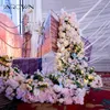Fleurs décoratives jarown accessoires de mariage en fleur de fleur traînage de paroi florale de bienvenue zone de bienvenue disposition de scène décoration de fête à la maison flores