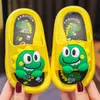 Slipper Summer Età 2-8 bambini pantofole Sandali di dinosauro di coniglio cartone animato per ragazze bagni a infradito a infradito non slittamento per bambini scarpe da bambino t240415