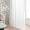 Curtain Window Chiffon Shading Tulle For Living Room Bedroom Waterproof Punch Curtains Hook Partition