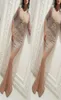 Yousef Aljasmi Charbel Zoe Robes à manches longues Portez du soir Luxury Breded Gold Prom Robe Mermaid Robe de soirée Célébrité Forme Dr8382495