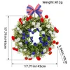 Decoratieve bloemen 4 juli Onafhankelijkheidsdag Werkgemaakte multifunctionele patriottische 45x45cm voor accessoires