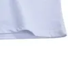 캐주얼 스타일 평범한 단색 남성 티셔츠 코튼 네이비 블루 일반 맞춤 티셔츠 여름 상판 티 셔츠 남자 의류 5xl 240408