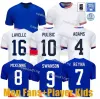 S-2XL 2023 2024 الولايات المتحدة بوليسيك كرة القدم الفانيلة McKennie Reyna McKennie Weah Swanson USAS Morgan Rapinoe 1994 Men Woman Kids Kids Shirt